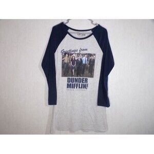 The Office Dunder Mifflin Nightgown Gown Sleepshirt Size M 8-10
